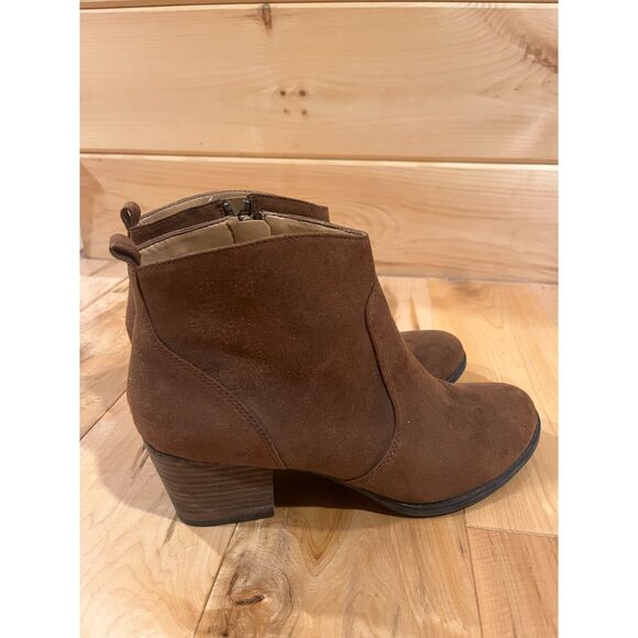 Suede Booties - Picture 1 of 4